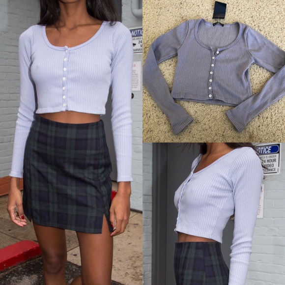 Brandy Melville Sweaters - Brandy Melville LAVENDER PURPLE Zelly Top